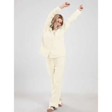 Stylish Cotton Pajama Sets for Women - Heart Print