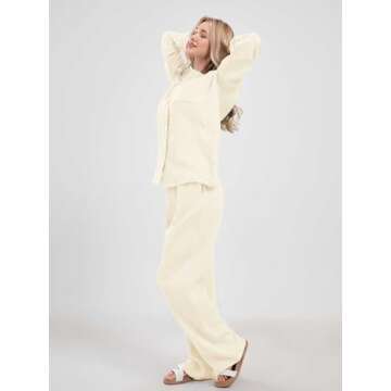 Stylish Cotton Pajama Sets for Women - Heart Print