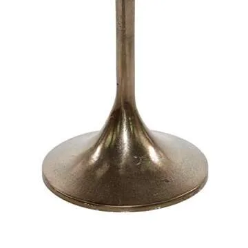 Deco 79 Aluminum Floor Candle Stand Set - 3 Stylish Holders