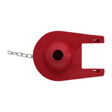 Korky 2003BP EasyFix Toilet Flush Valve and Flapper Repair Kit - Repairs Flush Valves and Flappers - Easy to Install - Made in USA, red (Pack of 3)