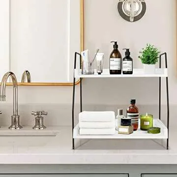 Megsooul Multi-Purpose Coffee Bar Shelf Organizer