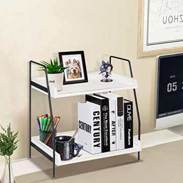 Megsooul Multi-Purpose Coffee Bar Shelf Organizer