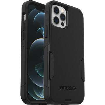 Slim and Tough OtterBox iPhone 12 Case in Black