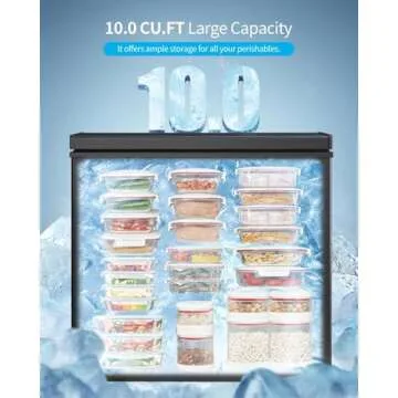 TABU 10 Cu Ft Chest Deep Freezer for Compact Storage Solutions