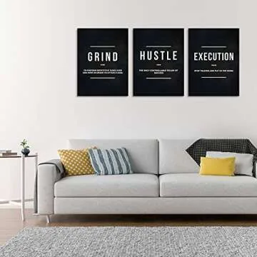 Inspirational Success Canvas Prints for Home Office Motivation
