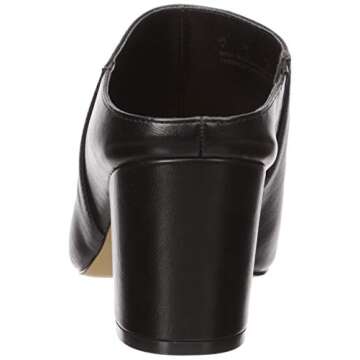 The Drop Women's Jordan Pointed Toe Block Heel Mule Shoe, Black, 7 M US