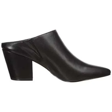 The Drop Women's Jordan Pointed Toe Block Heel Mule Shoe, Black, 7 M US