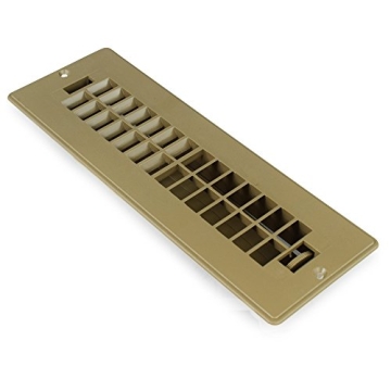 LeisureRV 10'' x 2'' Closeable Floor Register for RV Trailer Motorhome Fifth Wheel Heating (10x2 Dam...