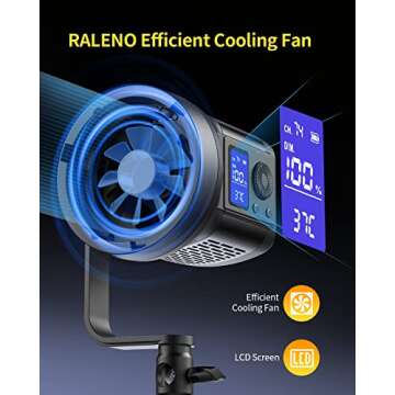 RALENO 80W LED Video Light for YouTube and Photography