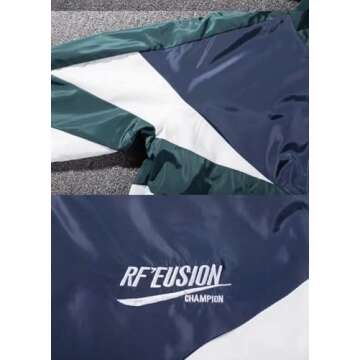 XPONNI Y2k Jacket for Women Zip Up Jacket Y2k Clothing Varsity Jacket Women Oversized Lightweigh Jacket Women (Blue,M)