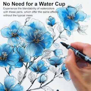 Dual Brush Marker Pens for Adults Set of 36 Colors