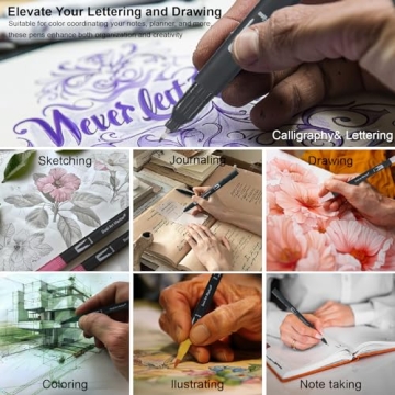 Dual Brush Marker Pens for Adults Set of 36 Colors