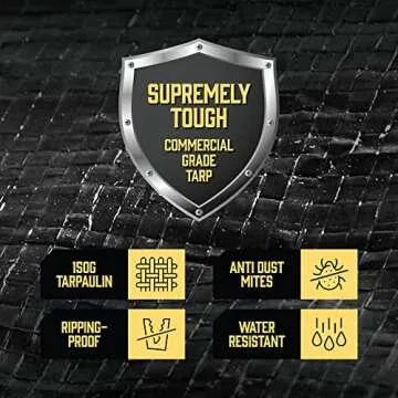 Durable Mattress Protector with 8 Handles for Easy Transport