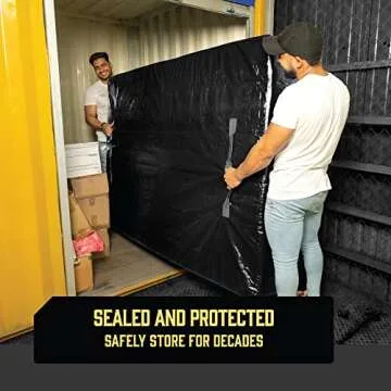 Durable Mattress Protector with 8 Handles for Easy Transport