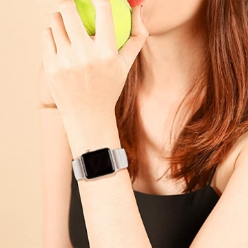 MITERV Stretchy Nylon Loop Bands for Apple Watch 38mm to 49mm