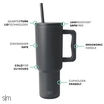 Simple Modern 40 oz Insulated Tumbler with Straw Lid