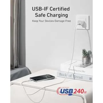 Anker 240W USB C Cable - Fast Charging & Durable