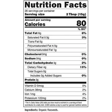 Barleans, Forti Flax Organic, 14 Ounce