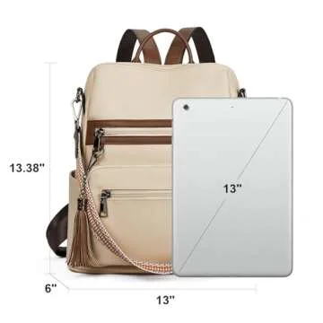 Telena Vegan Leather Backpack Purse - Stylish & Functional