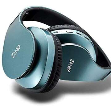 ZIHNIC Noise Cancelling Headphones with 40H Playtime