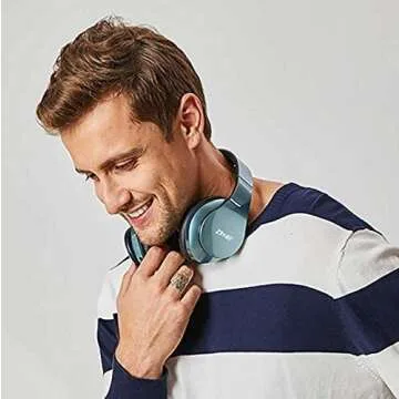 ZIHNIC Noise Cancelling Headphones with 40H Playtime
