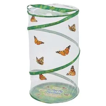 Insect Lore Butterfly Pavilion with Live Caterpillars | STEM Kit for Kids
