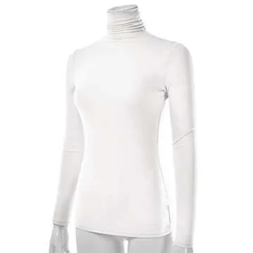 EIMIN Turtleneck Long Sleeve Versatile Trendy Fashionable Slim Fit Pullover T-Shirts Top Sweater OFF...