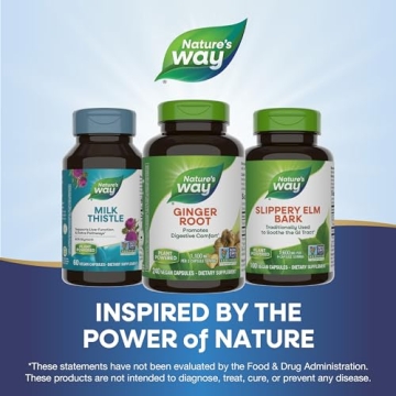 Nature's Way Ginger Root 1100mg Herbal Supplement Vegan