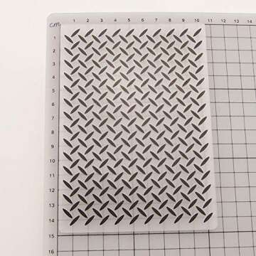 4.1 by 5.8 Inches Ellipse Shape Background Plastic Embossing Folders for Scrapbooking Paper-Card Christmas Folders