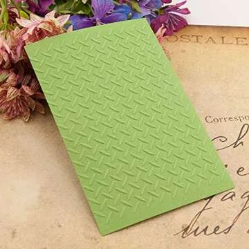 4.1 by 5.8 Inches Ellipse Shape Background Plastic Embossing Folders for Scrapbooking Paper-Card Christmas Folders