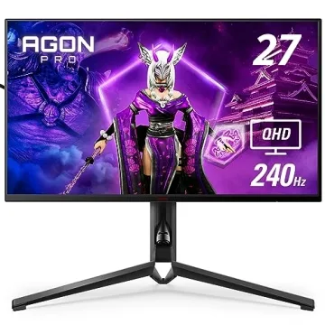 AOC Agon PRO AG274QG 27" Tournament Gaming Monitor, QHD 2K 2560x1440, 240Hz 1ms, G-SYNC Ultimate, PS...
