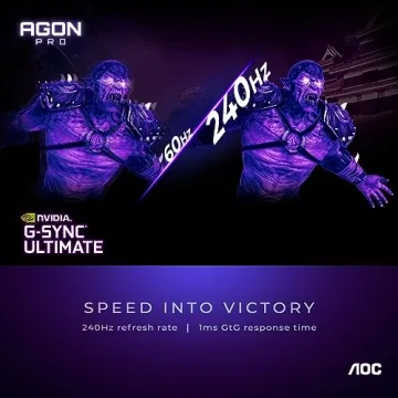 AOC Agon PRO AG274QG 27" Gaming Monitor - QHD 240Hz Performance