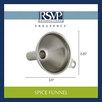 Stainless Steel Funnel - For Filling Narrow Jars and Bottles, 1 pc