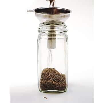 Stainless Steel Funnel - For Filling Narrow Jars and Bottles, 1 pc