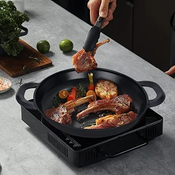 Vinchef Nonstick Grill Pan | 13" Indoor Induction Skillet
