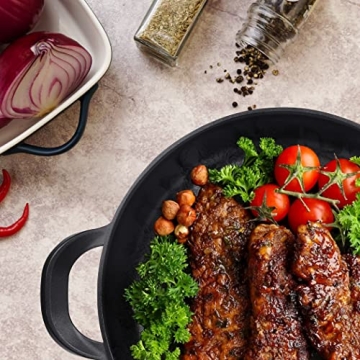 Vinchef Nonstick Grill Pan | 13" Indoor Induction Skillet