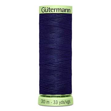 Gutermann Top Stitch Heavy Duty Thread 33 Yards-Navy