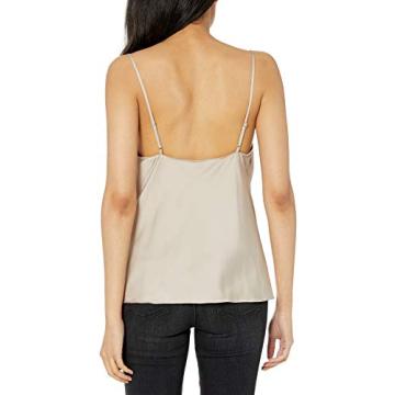 The Drop Women's Christy Cowl Neck Cami - Elegant Silky Top