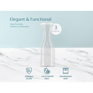 Elegant Kook Glass Carafe Set for Entertaining