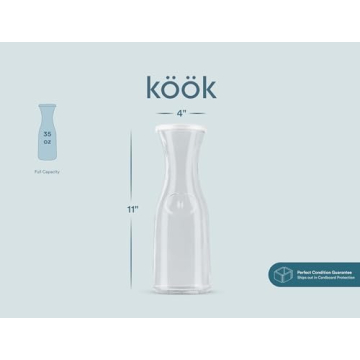 Elegant Kook Glass Carafe Set for Entertaining