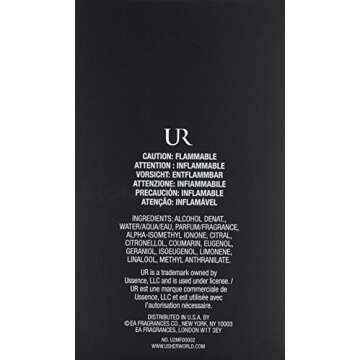 UR by Usher for Men, Eau De Toilette Spray, 3.4-Ounce