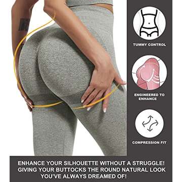 Seamless Butt Lifting Leggings for Women | CHRLEISURE Sets