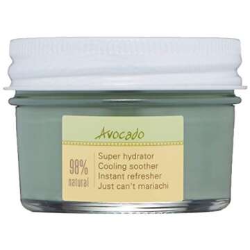 FarmHouse Fresh Guac Star Soothing Avocado Hydration Mask, 3.2 Fl Oz