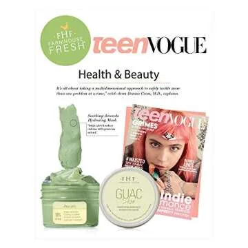 FarmHouse Fresh Guac Star Soothing Avocado Hydration Mask, 3.2 Fl Oz