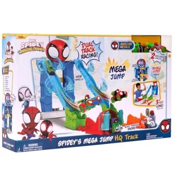 MARVEL Spidey Mega Jump HQ Track for Kids' Fun