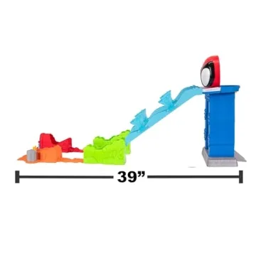 MARVEL Spidey Mega Jump HQ Track for Kids' Fun