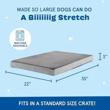 BARK Orthopedic Dog Bed with Memory Foam - Premium Comfort for Dogs and Puppies - Dog Beds Large Siz...