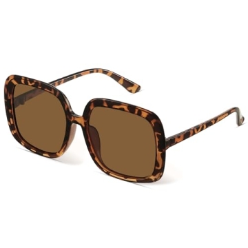 miyya Oversized Polarized Sunglasses Women, Trendy Retro Sun Glasses for Women 2024, Oversized Shade...