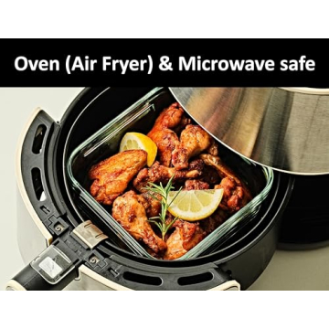 Glasslock 20-Piece Airtight Glass Food Storage Set