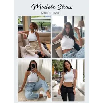 LOLONG Cropped Tank Tops for Women Stylish and Comfortable
